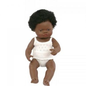 Pachnąca lalka afrykanka, miniland 40cm