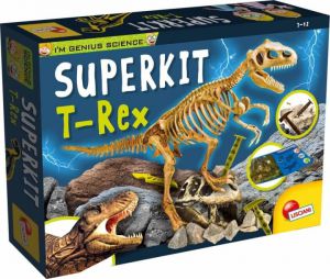 Mały geniusz - szkielet t-rex - super zestaw geologa