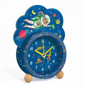 Klasyczny zegar - budzik kosmos djeco