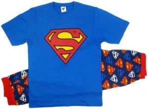 Męska piżama superman \superhero logo\