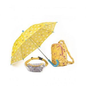 Parasol, plecak i nerka -zestaw flower minikane