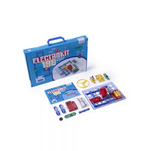 Zestaw konstrukcyjny - edukacyjny - elektrokit 198 elementów