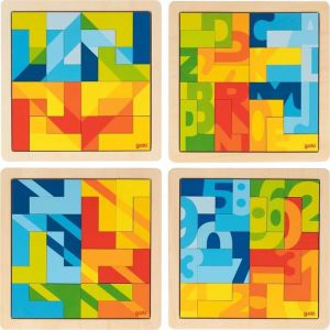Puzzle geometryczne goki - puzzle l