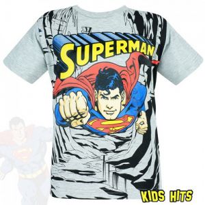 Koszulka superman \cave\ szara 9 lat
