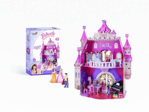 Puzzle 3d urodziny księżniczki - princess birthday party