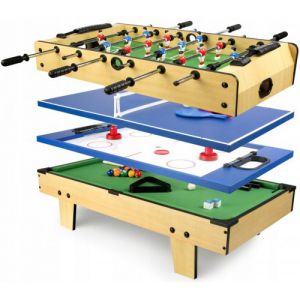 Krakpol stół do gry 4 w 1 (piłkarzyki, bilard, tenis, hokej)