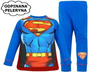 Piżama z peleryną superman dla dzieci
